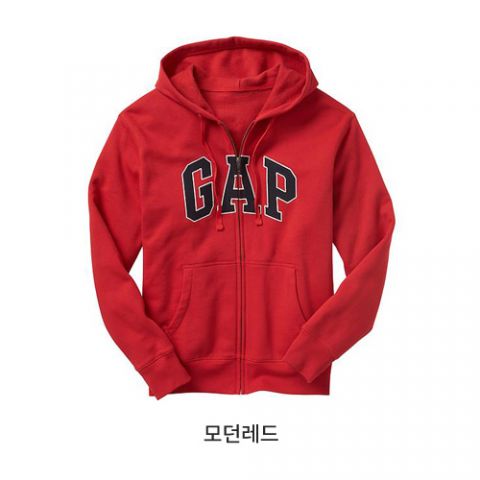 [GAP] 갭 남녀공용 후드집업 모음 GAP Unisex Hoodie Zipup2-모던레드-S