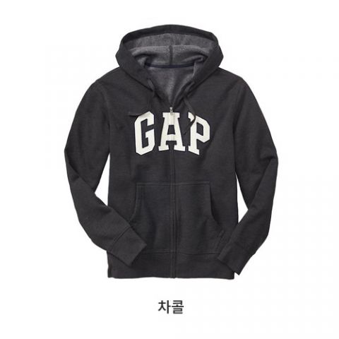[GAP] 갭 남녀공용 후드집업 모음 GAP Unisex Hoodie Zipup2-차콜-XL