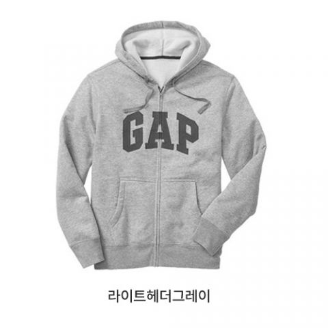 [GAP] 갭 남녀공용 후드집업 모음 GAP Unisex Hoodie Zipup2-라이트헤더그레이-M