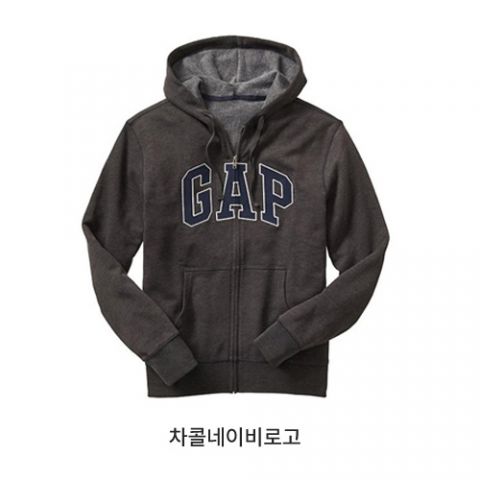 [GAP] 갭 남녀공용 후드집업 모음 GAP Unisex Hoodie Zipup-차콜네이비로고-S