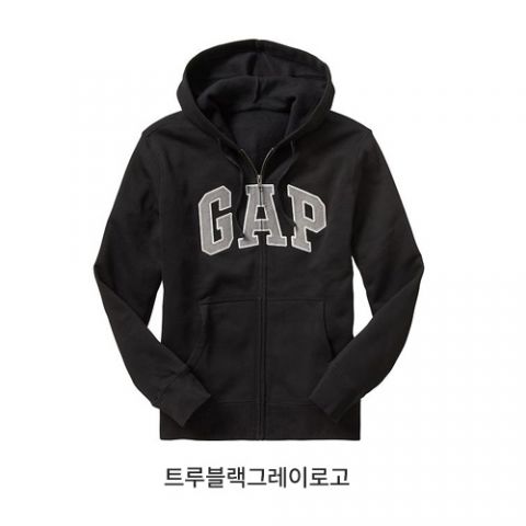 [GAP] 갭 남녀공용 후드집업 모음 GAP Unisex Hoodie Zipup-트루블랙그레이로고-XXL