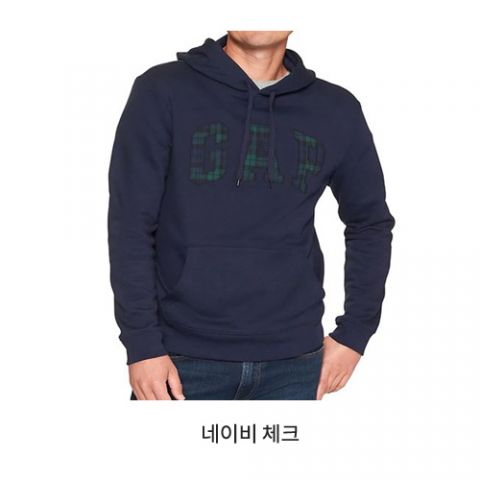 [GAP] 갭 남녀공용 후드티 모음 GAP Unisex Hoodie2-네이비 체크-S