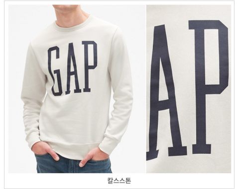 [GAP] 갭 남녀공용 빅로고 맨투맨 모음 GAP Unisex Big Logo Sweatshirt-칼스스톤-XXL