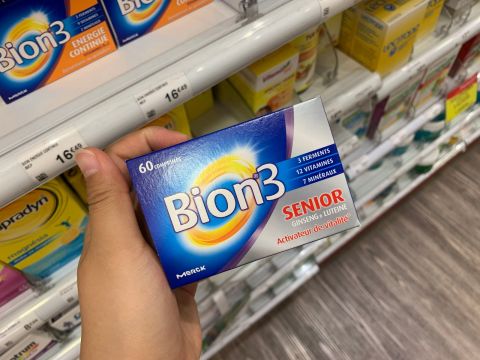 [Monge 몽쥬 구매대행 무료배송]프랑스 국민 영양제 바이온3 Bion3 Senior 시니어 60정