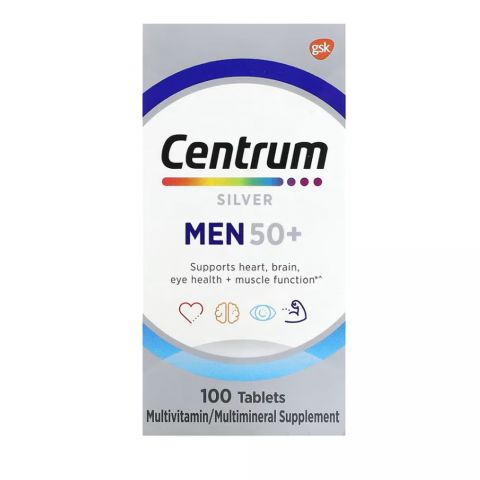 [Centrum] 센트룸 성인용 실버 남성 종합비타민 100정 Silver Men 50+ 100 tablets