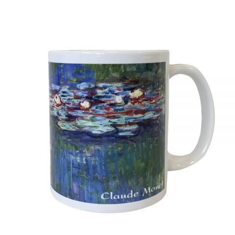 [모네 지베르니] 수련(빨간꽃) 머그컵 Claude Monet Water Lilies (Red) Mug